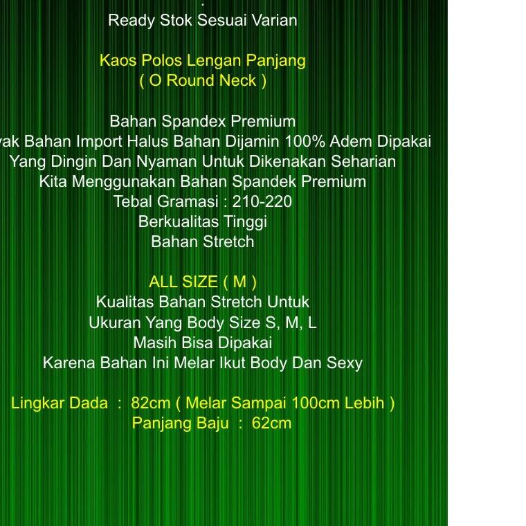 GROSIR KAOS ATASAN WANITA LENGAN PANJANG MURAH