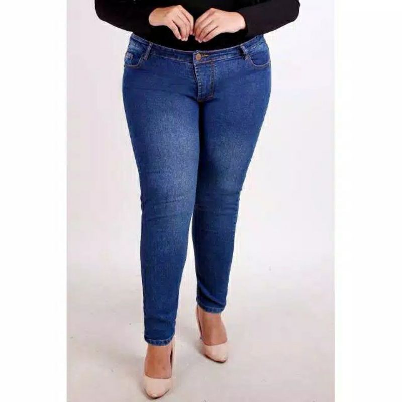 (31-38)Celana jeans skinny bigsize jumbo levis wanita