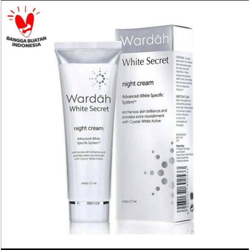 Wardah Crystal Secret Night Cream 15 Ml