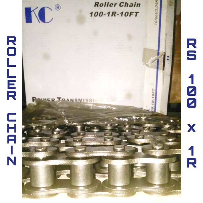 Jual Roller Chain RS 100 Single RS 100x1R RS100 RS1001 RS 1001