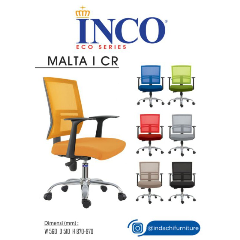 Kursi Kantor Kursi Kerja INCO MALTA I CR Molek Furniture