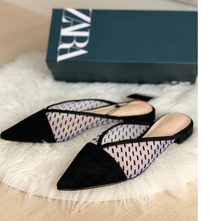 FLAT SHOES WANITA ZARA / SEPATU FLAT WANITA BRANDED IMPORT TERORIGINAL 