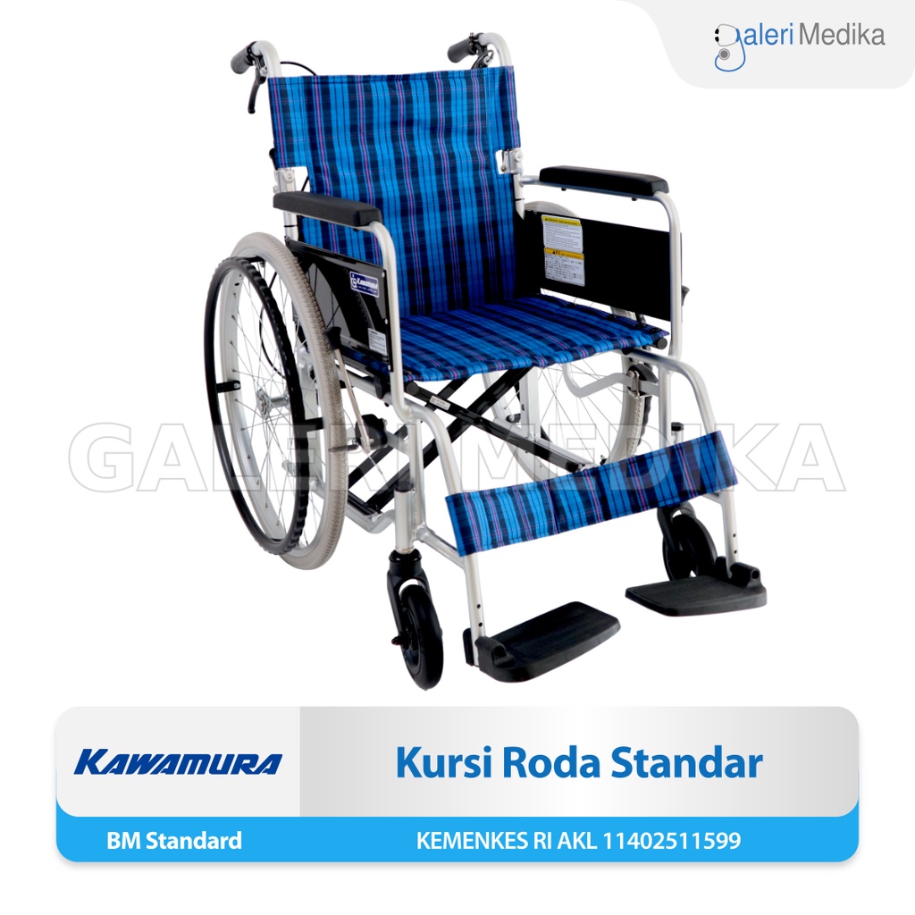 Kawamura Type BM Standard Kursi Roda Alumunium Jepang