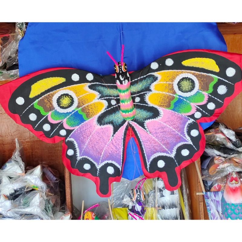 Layangan Bali Kupu Kupu Lukis