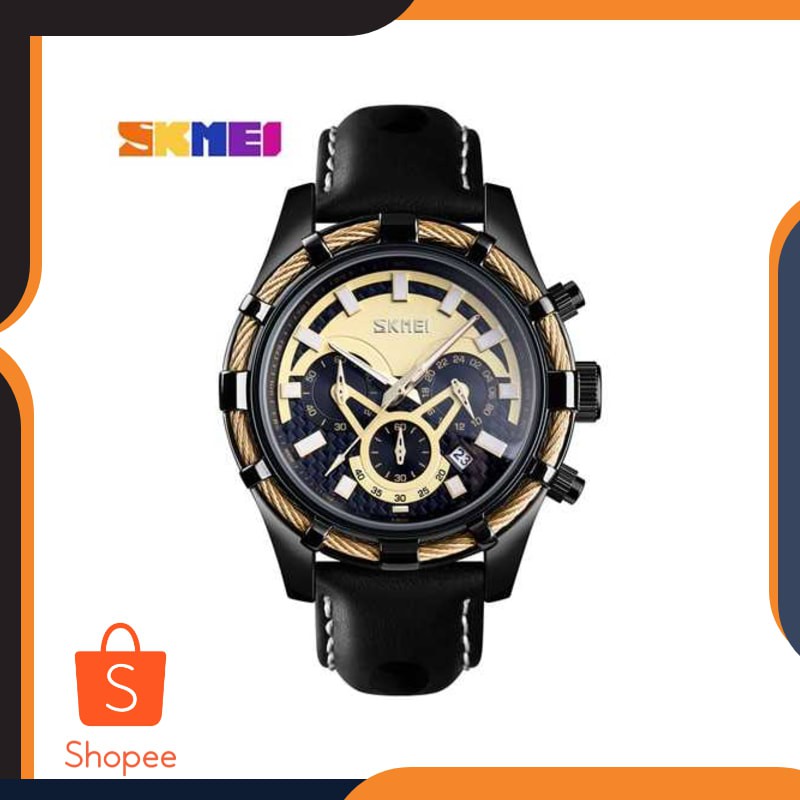 PROMO SKMEI jam Tangan Analog Chrono Pria - 9189