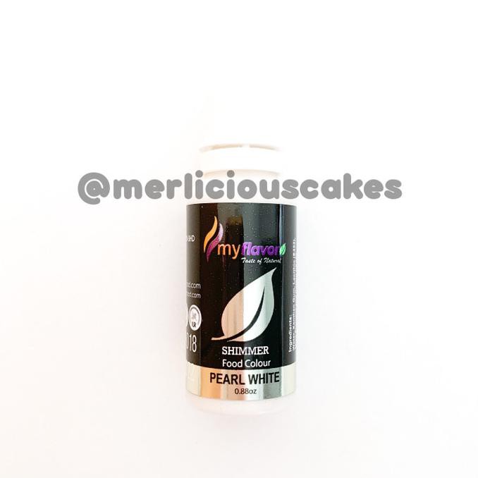 

Big Sale My Flavor Pearl White Shimmer Food Color Food Colour Pewarna Halal Cuci Gudang Awal Tahun