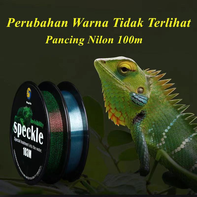 Garis Pancing Nilon Senar Titik Tak Terlihat Garis 100m Fishing Line Memancing Sub-garis Pelapis Fluorokarbon NTC Garis Utama