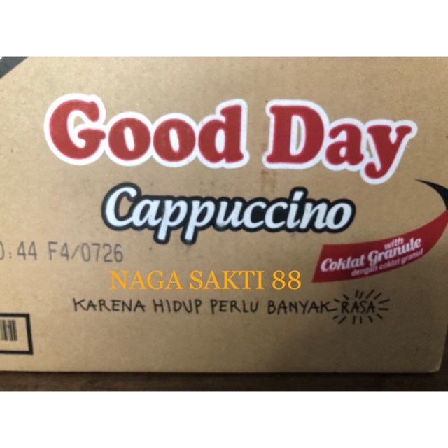 

KOPI GOOD DAY CAPPUCINO SEKARDUS 12 RENCENG