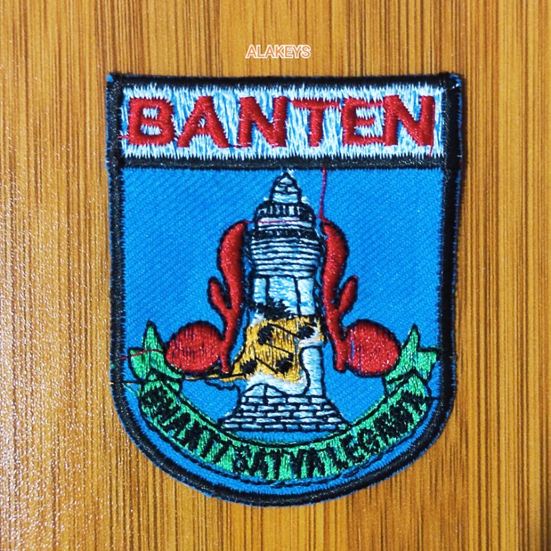 BET (BADGE) LOKASI BANTEN ID SEPASANG  BORDIR