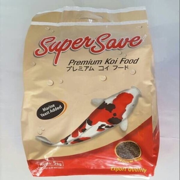 Makanan Ikan Koi Super Save Koi 5kg SuperSave 5 kg Pakan Pelet Pellet