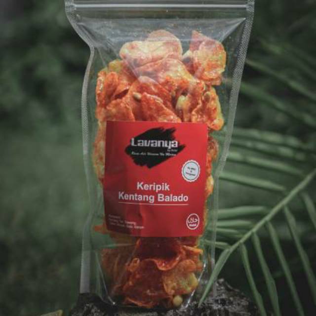 

Keripik Kentang Balado Lavanya | Keripik Kering Kentang Ebi Kacang 450gram