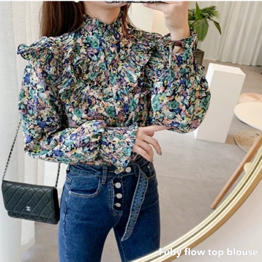 Fuby flow top blouse - Thejanclothes