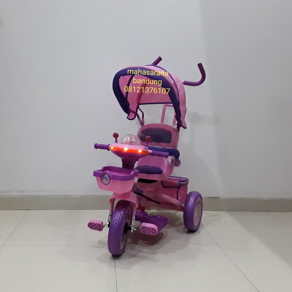 Stroller Model sepeda  Roda  3  Pacific Pink Shopee  Indonesia