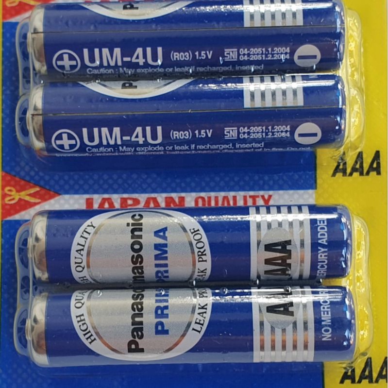 Baterai AAA Baterai A3 Per 2 biji