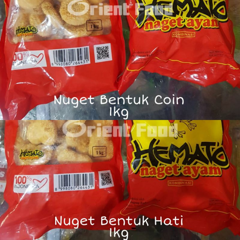 

Hemato Nugget Ayam 1kg ALL Variant