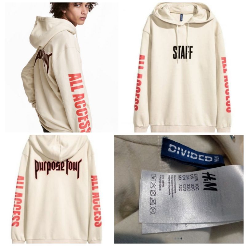 Hoodie H&amp;M Staff Purpose Tour