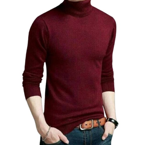 pojoksweater.id - Sweater Rajut Kerah Tinggi Polos 12 Get Kualitas Terbaik