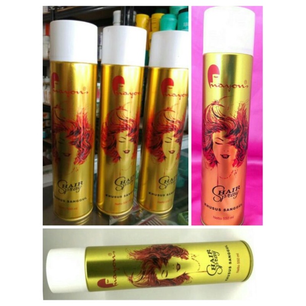 MAYON 550ML-MAYON HAIR SPRAY RAMBUT /HAIRVSPREY MAYON KHUSUS SANGGUL/HAIR SPRAY MAYON 550ML/HAIR SPRAY SALON/HAIR SPERY 550ML/HAIR SPER BESAR/PENGERAS RAMBUT MURAH