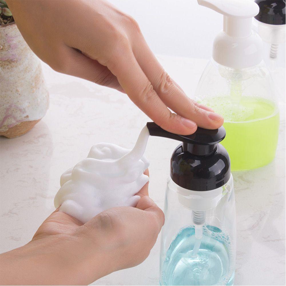 [Elegan] Botol Busa Transparan Isi Ulang Bening Travel Dispenser Squeezed Foaming PET Container