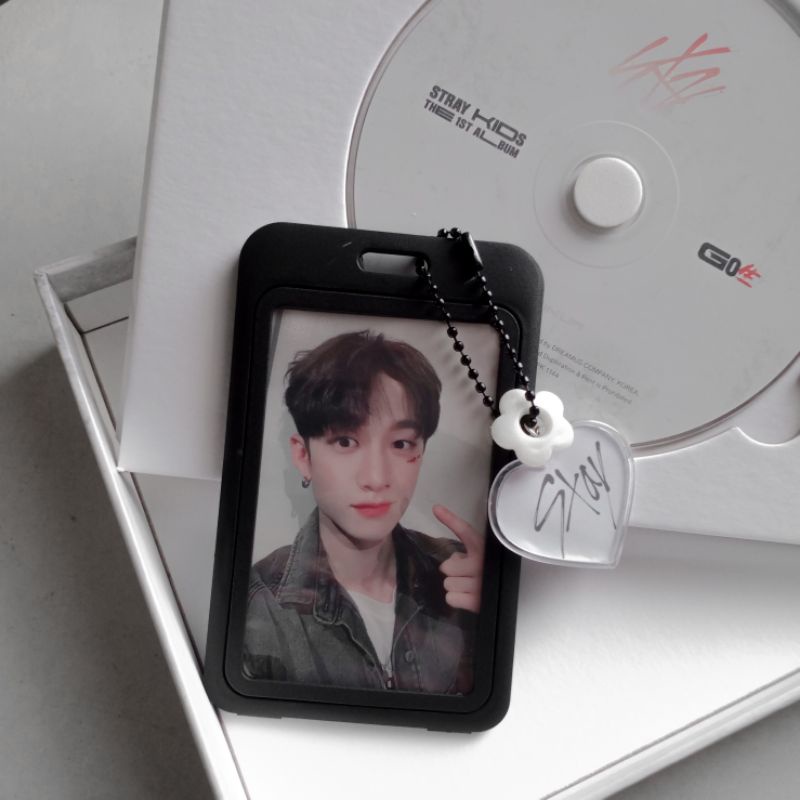 [BACA DESKRIPSI] CUSTOM Photocard holder holder 2 sisi bolak balik transparan case id card pc kartu 