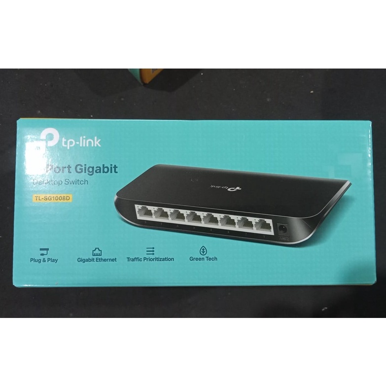 TP-Link TL-SG1008D 8-port Gigabit Switch Hub | TPLINK 8 port GARANSI RESMI