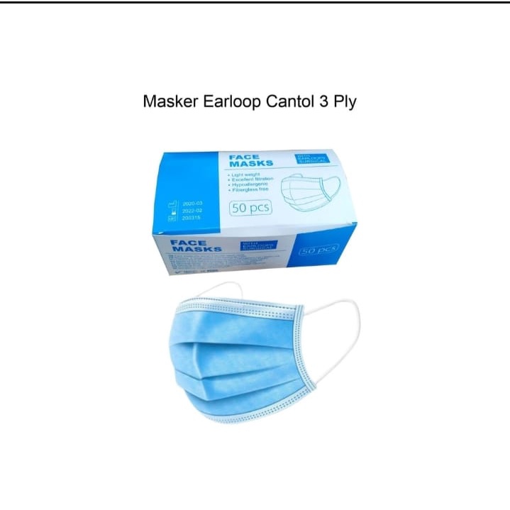 MASKER EARLOOP ISI 50 PCS