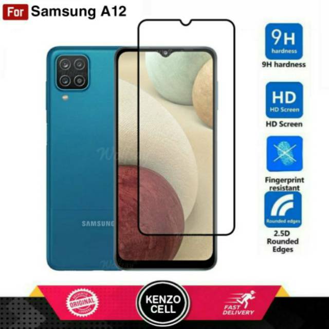 Tempered glass Samsung A12  - TG Anti Gores Kaca Gorila Glass Screen Protector Galaxy A 12
