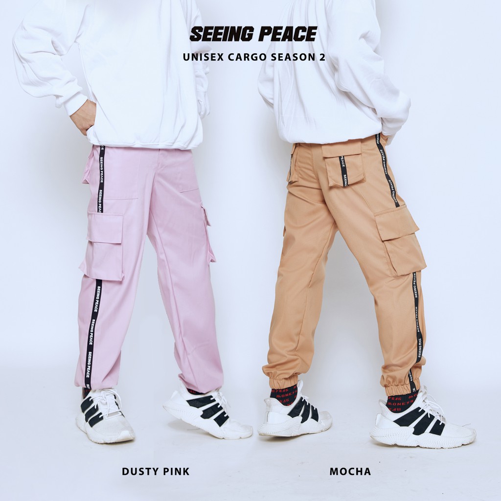 Geso x Seeing Peace - Celana Cargo Unisex