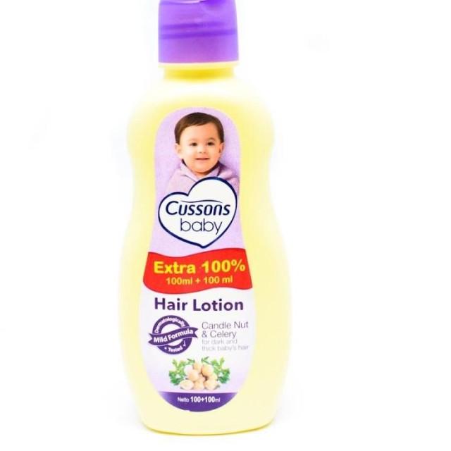 Cussons Baby Hair Lotion Aloe Vera Kemiri Celery 100 ml Minyak Rambut