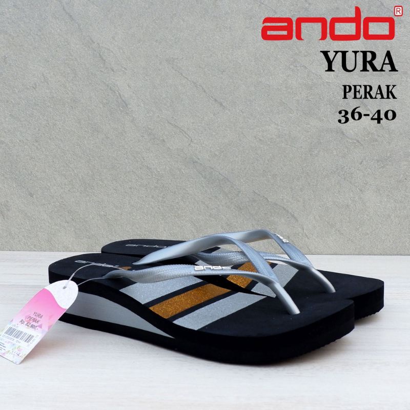 SANDAL WEDGES Ando NICE QUEEN - Sandal Wedges Fashion Wanita Ando Original