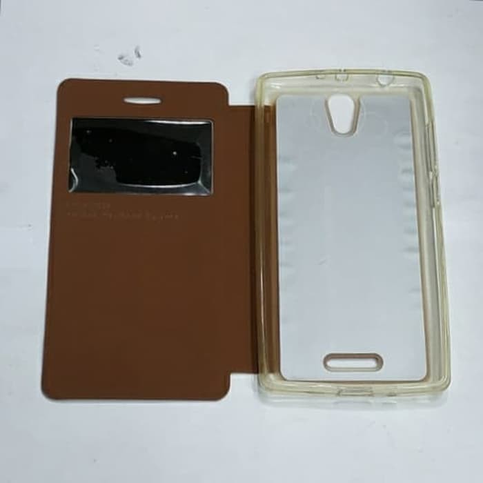 OPPO R3007 / MIRROR 3 sarung flip cover / sarung buku dompet mantul