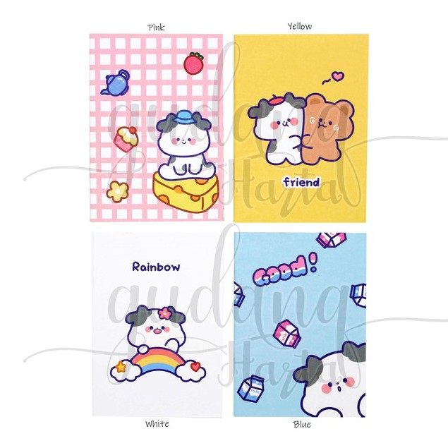 Notebook Mini Rainbow Cow Buku Catatan Mini Sapi Pelangi GH 308092