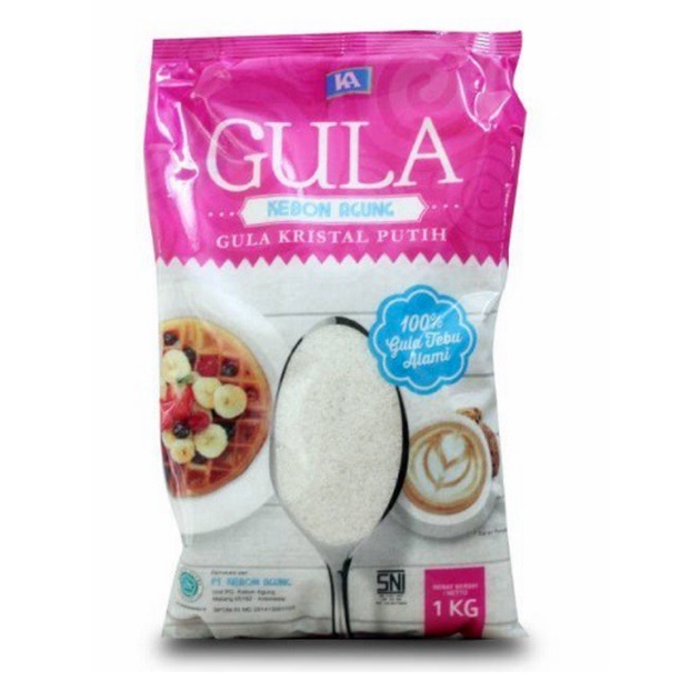 

Gula Pasir Kebon Agung Berat Isi 1 kg