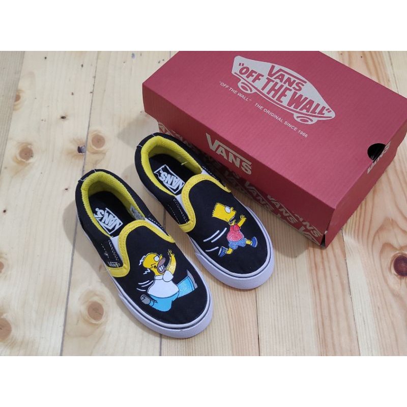 vans simpsons flip flops