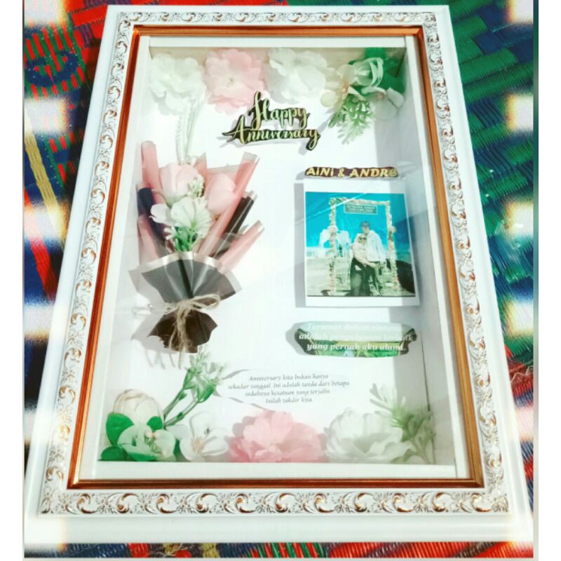 Mahar rustic Murah Bingkai 3D ,mahar pernikahan