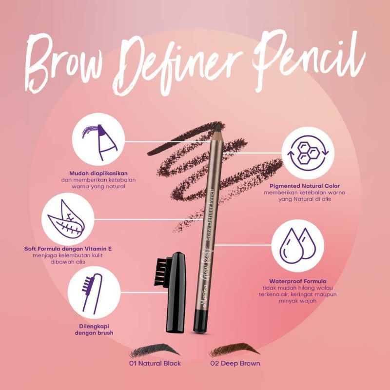 Marina Brow Definer Pencil / Pensil alis