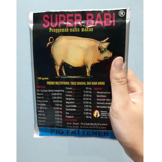 

BEST RATING SUPER BABI 100gr| Penggemuk Babi| Penambah Nafsu Makan Babi ♪ 862