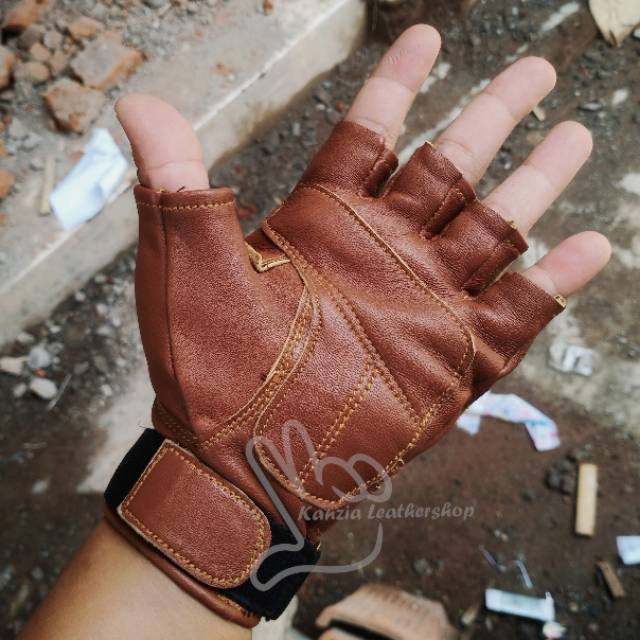 kanzia Leathershop Sarung tangan kulit taktikal