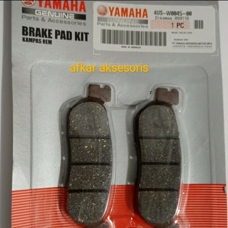 kampas rem/disped depan yamaha force one scorpio nouvo rx king (4US)