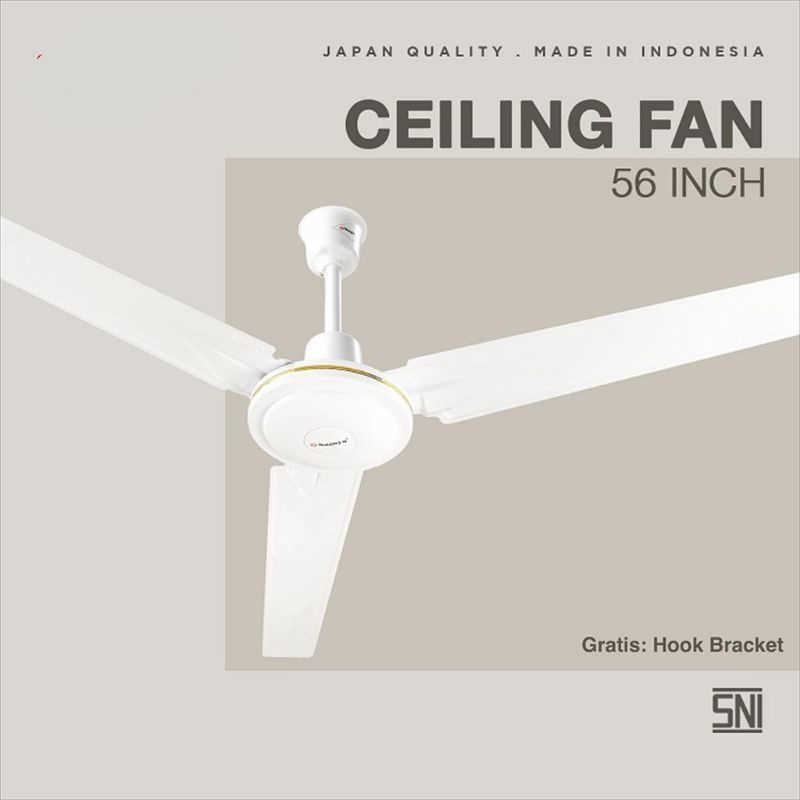 Kipas Angin ,  5601 , Ceilingfan , Kipaa Angin Gantung ,  Kipas Flafon , Besi 56 inch