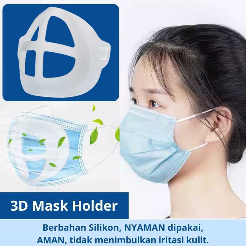 PENYANGGA MASKER 3D MASK BRACKET SILIKON SIRKULASI UDARA [PM]