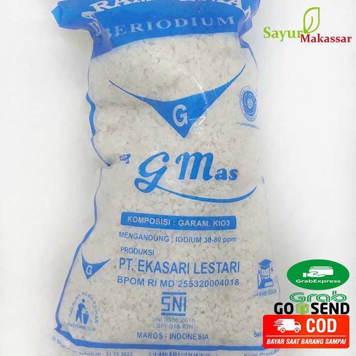 

Garam Kasar 500 Gram Bumbu Dapur Makassar
