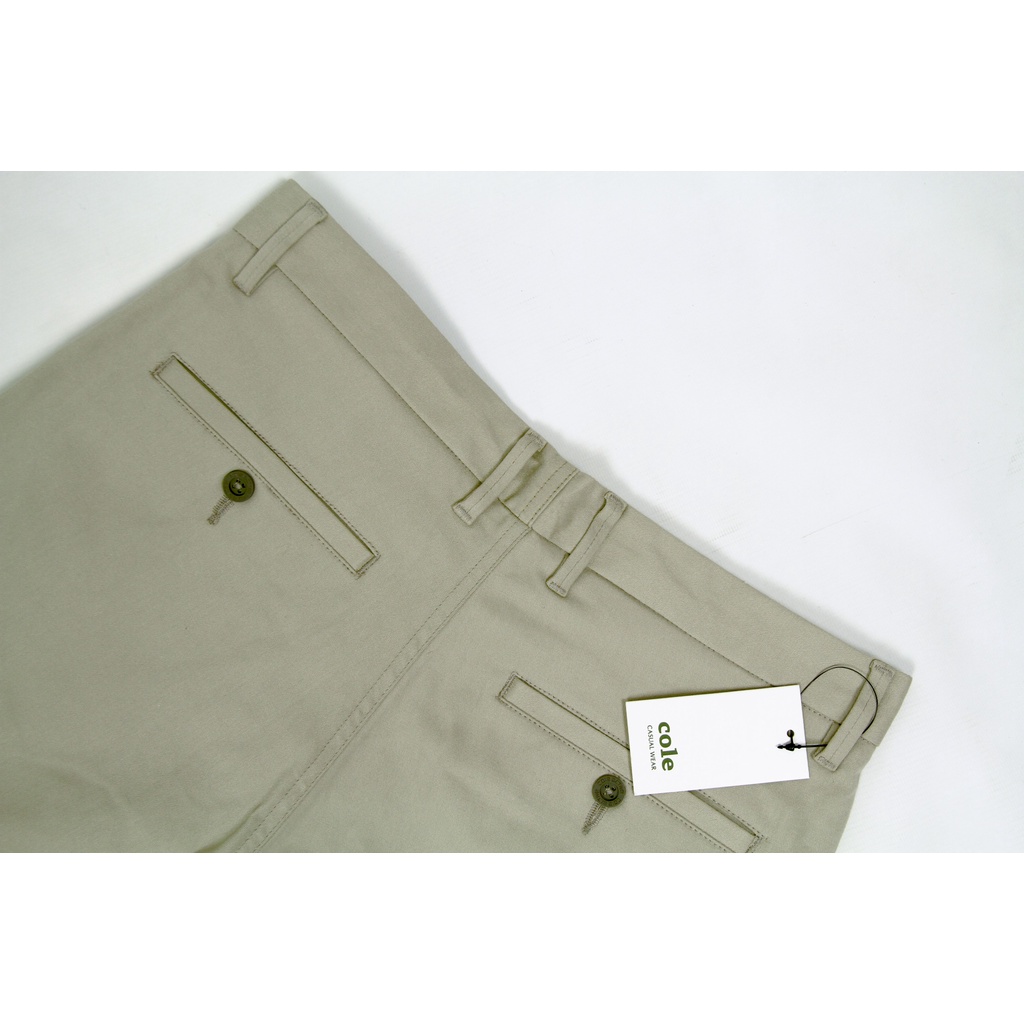 Celana Chino COLE Beige Slimfit Bahan Stretch 05 Original Premium Cotton | Celana Chino Pria | Bahan Melar