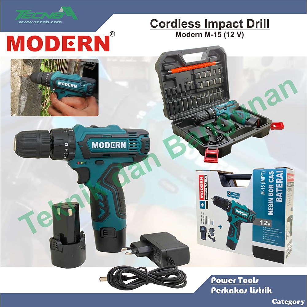 Cordless Impact Drill Modern M-15 (12 V)