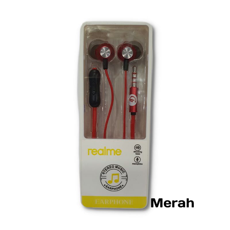 Handsfree Original Realme packing box