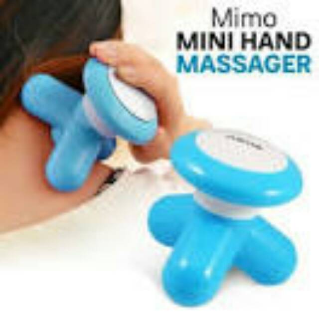 Mimo Mini Hand Massager Alat Pijat Getar Portable Electric Massage Pemijat Bergetar