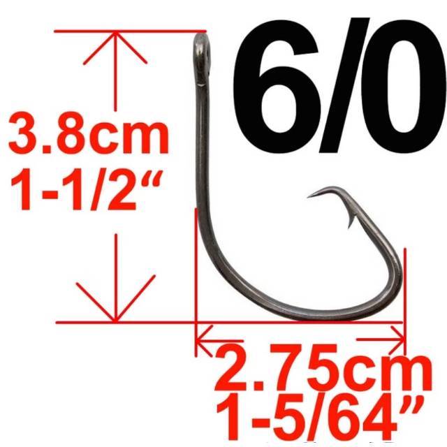 mata pancing ikan - kail circle - fishing circle hook ( circled hooks)