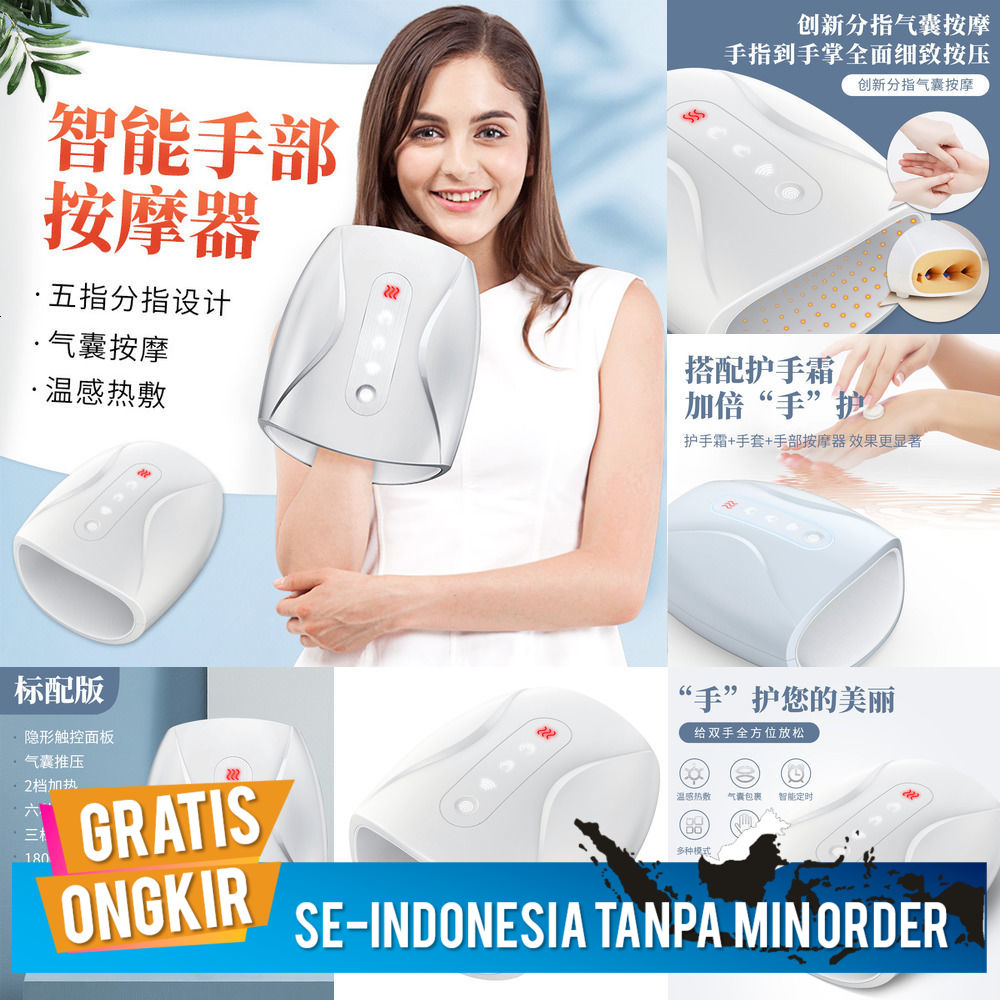 Pijat tangan  pneumatik kompres panas fisioterapi tangan alat pijat