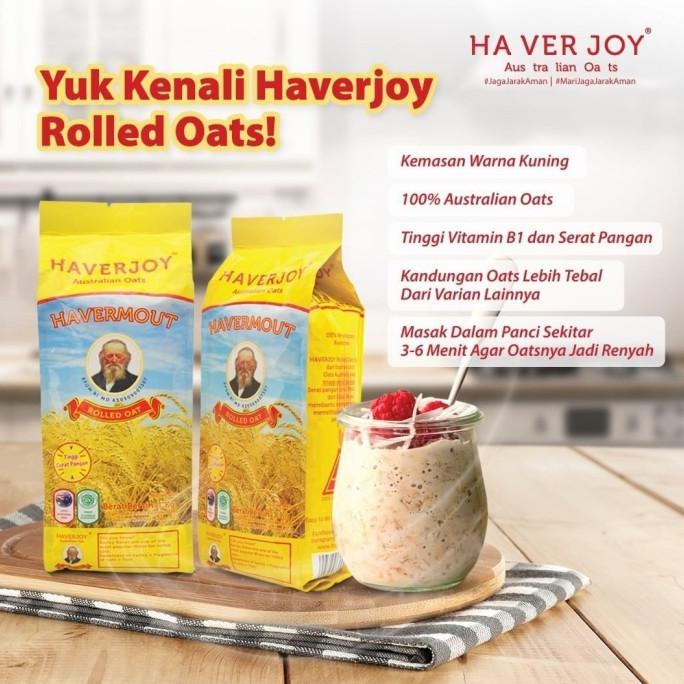

Promo Awal tahun havermout haverjoy Rolled Oat oatmeal 1 kg Promo Awal tahun