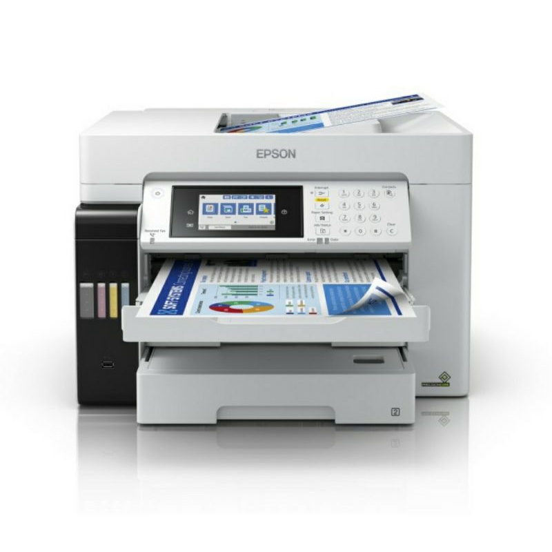 Mesin Fotocopy &amp; Printer Warna BARU EPSON L15160 ( copy scan fax with adf)